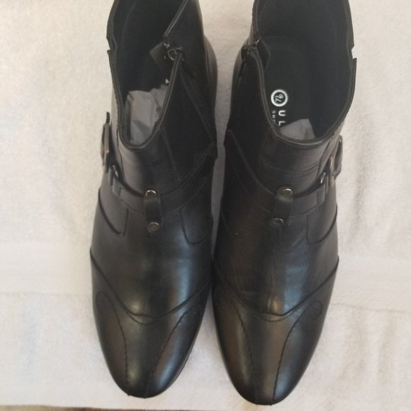 All leather mens black walking boots , new and unworn. - Picture 4 of 7